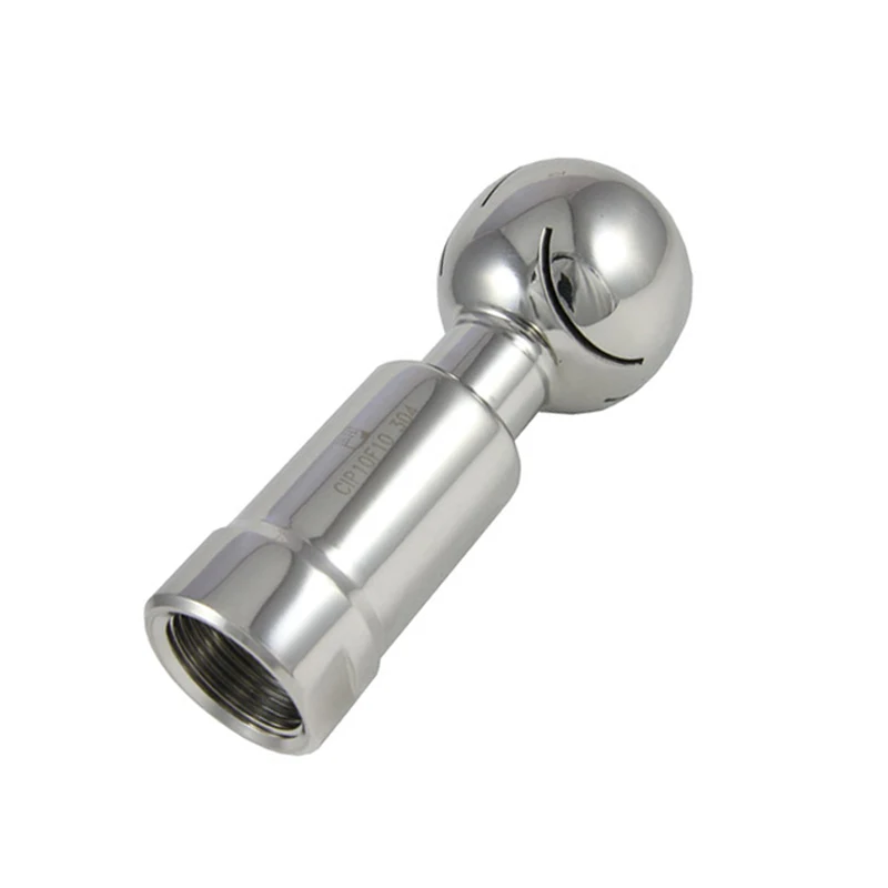 3/8 ''1/2'' 3/4 ''1''-2 ''BSP Женский резервуар для очистки вращающийся спрей-шар 304 из нержавеющей стали