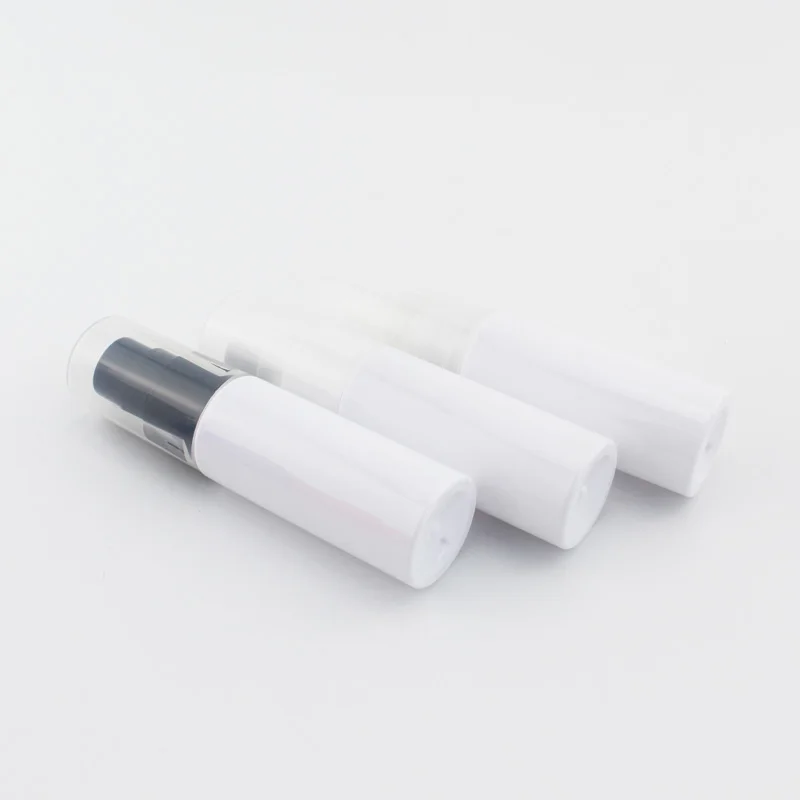 Белый пустой косметический контейнер 20 мл с насосом для лосьона и крема г