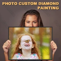 diy photo custom diamond painting letter square diamond round diamond decoration customizable wall decoration frameless style