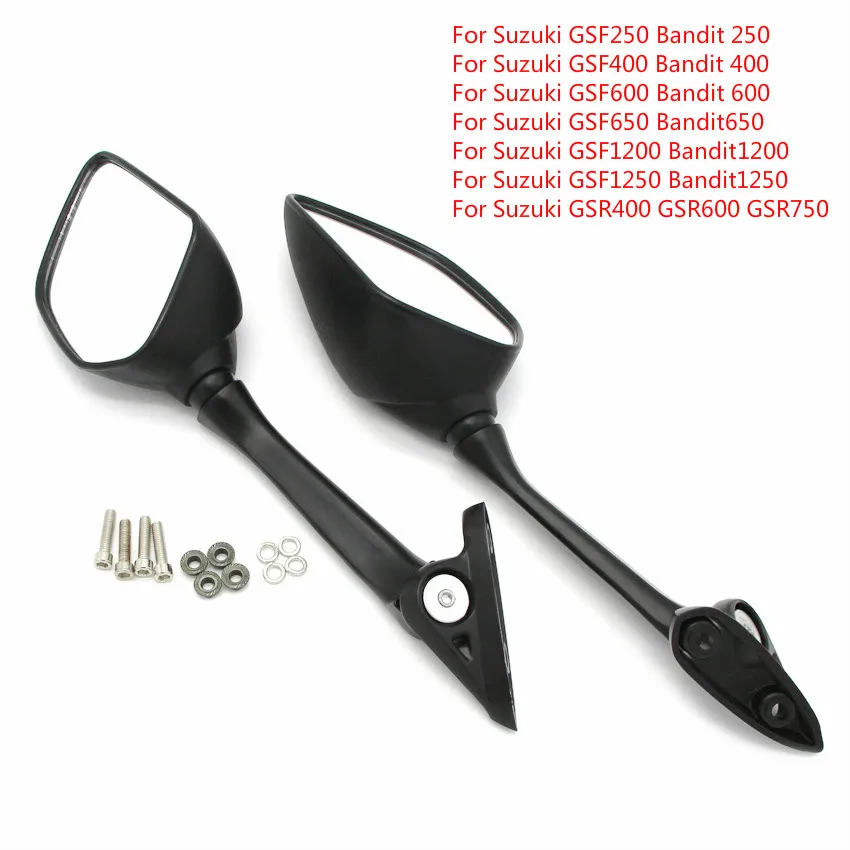 Боковое зеркало заднего вида для мотоцикла Suzuki GSF250 GSF400 GSF600 GSF650 GSF1200 GSF1250 Bandit GSR400