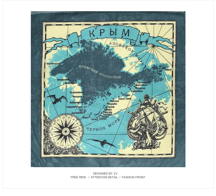 Морские банданы с якорем хлопковые белые синие мужские карманные квадратные Женская головная повязка головной платок шейный платок головной убор платок