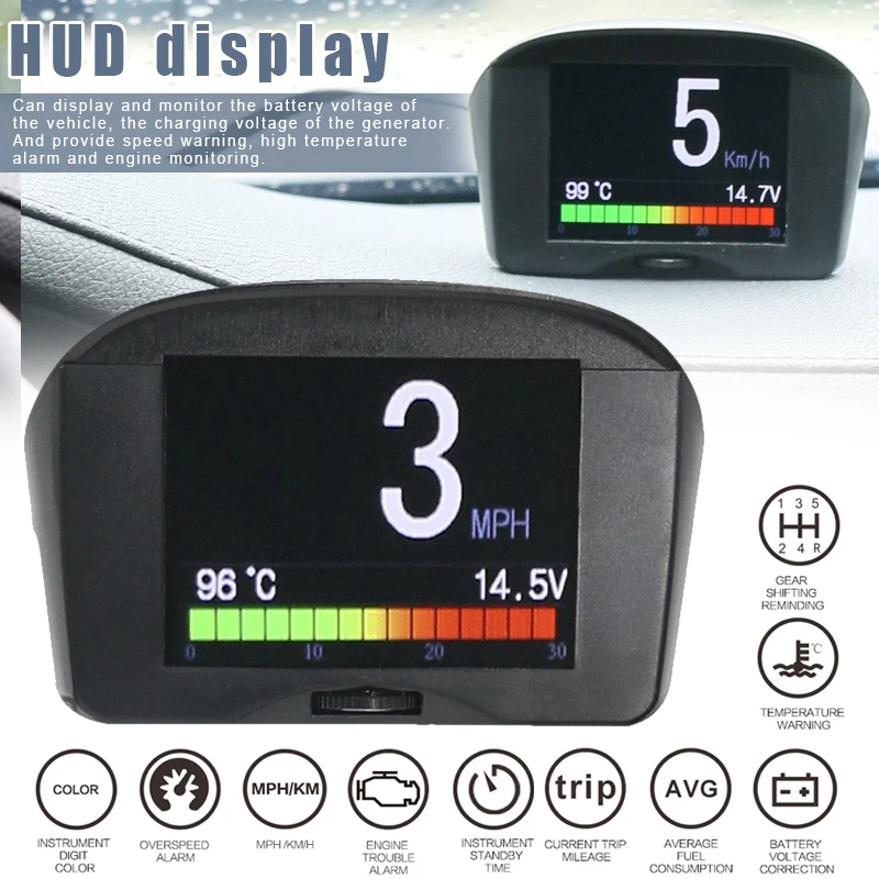 Автомобильная система Предупреждение о превышении скорости OBD 2019 индикатор