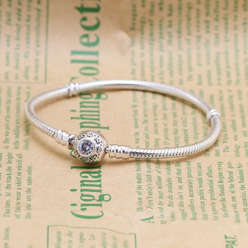 

Amaia TOP SALE Authentic 100% 925 Sterling Silver Jasmine Princess Latin Bracelet Snake Chain Bangle & Bracelet