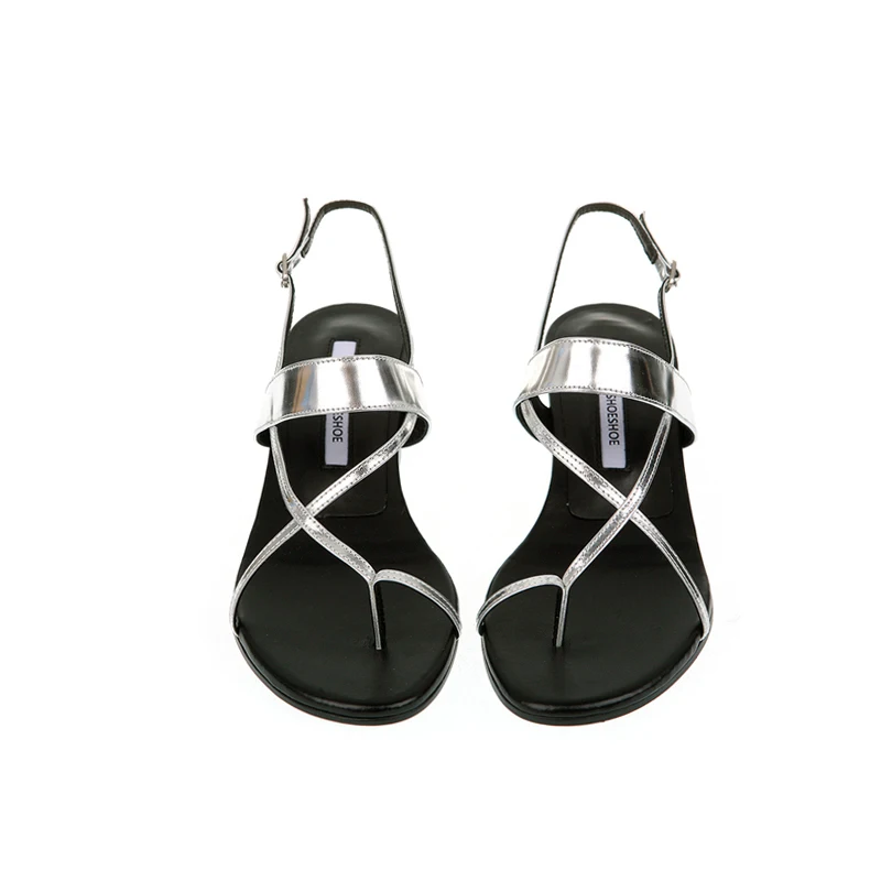 Сандалии на среднем каблуке с открытым носком пряжкой размер 33-42 | Обувь