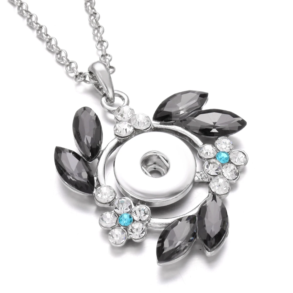 Кнопка оснастка ювелирной браслеты ожерелья 18 мм кнопки аксессуары Findings