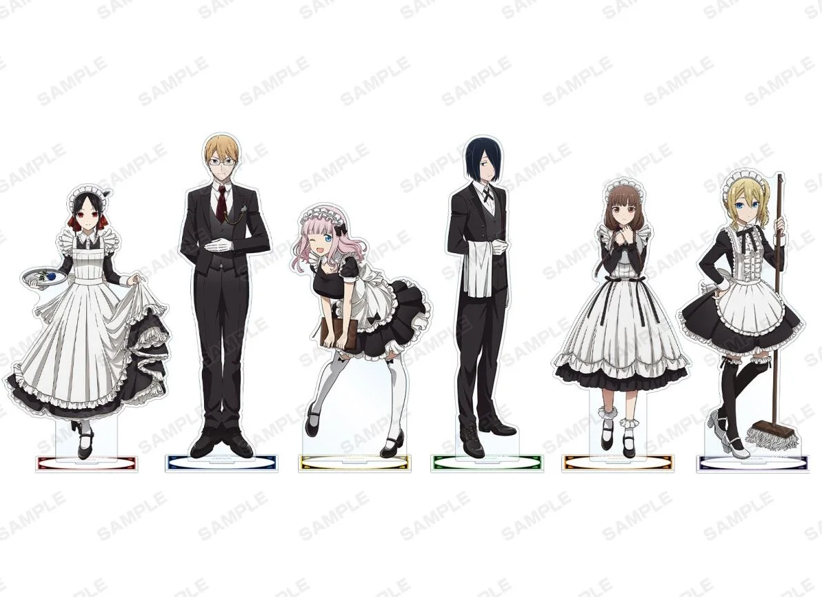 

Аниме Kaguya-Sama: Love Is War Shirogane Miyuki Shinomiya Kaguya горничная серия акриловая фигурка стенд модель пластина настольное украшение