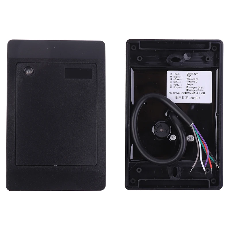 

HOT Waterproof Wiegand Wg26 Wg34 RFID IC Card Reader Proximity reader 125Khz ID IC for Access Control System