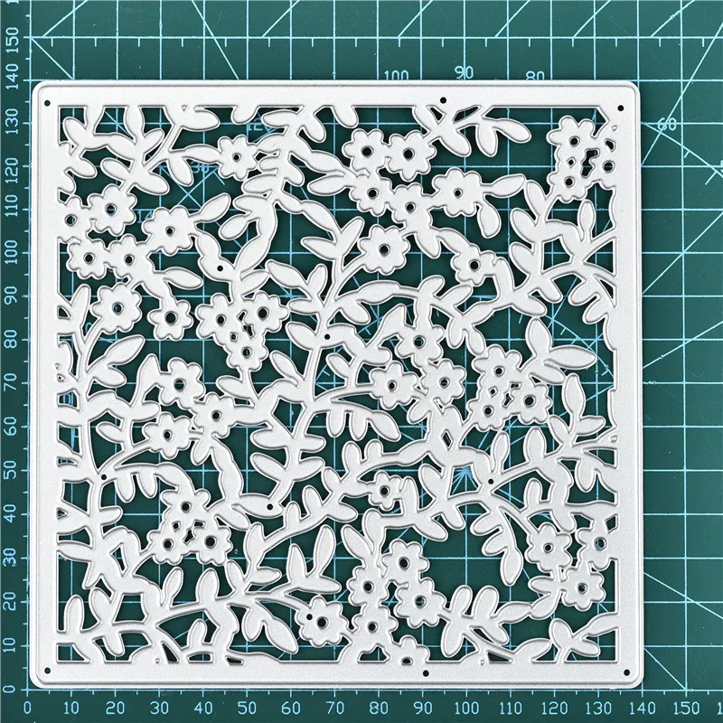 DiyArts лист полый фон металлические Вырубные штампы новые 2019 Скрапбукинг карты для