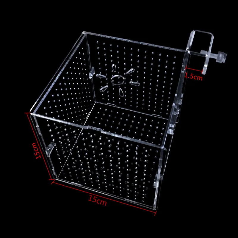 Акриловый аквариумный контейнер для мелкой рыбы коробка изоляции нереста