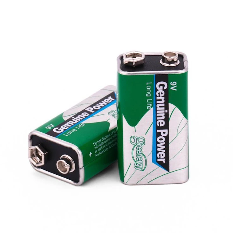 Батарея Zn/MnO2 для цифровой камеры 2 шт. супермощный аккумулятор 9 в 6F22