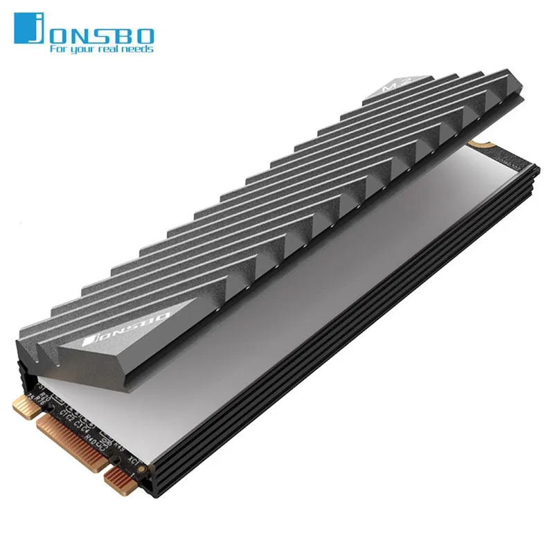 Радиатор Jonsbo M.2 SSD NVMe радиатор 2280 алюминиевый для рассеивания тепла ПК
