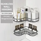 Новая угловая полка без отверстий для туалета, штатив для хранения, артефакт для туалета, ванной, настенное крепление, большая грузоподъемность