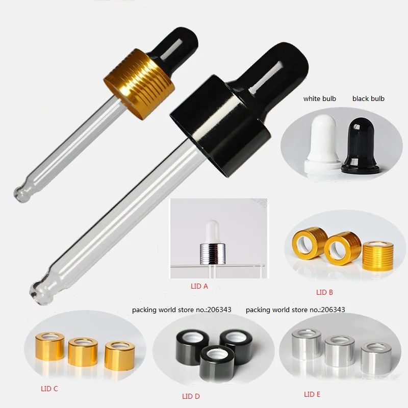 5 мл 100 Алюминиевая Крышка силиконовая/стеклянная капельница эфирное масло