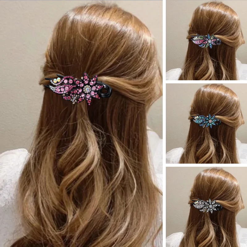 

MISANANRYNE заколка для волос с кристаллами для женщин заколка для волос верхняя боковая заколка Стразы Утконос заколка для волос ювелирные изде...