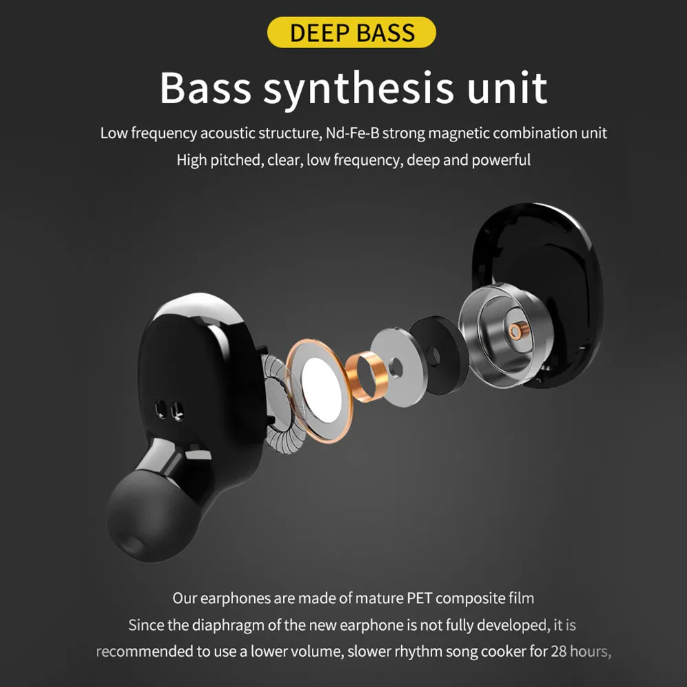HIFI 9D Bluetooth 5,0 наушники беспроводные наушники fone PK S11 F9 TWS наушники гарнитуры с внешним аккумулятором для смартфонов