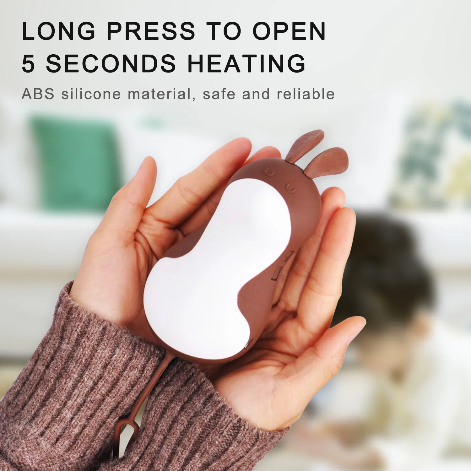 Перезаряжаемый СВЕТОДИОДНЫЙ Электрический обогреватель для рук с зарядкой