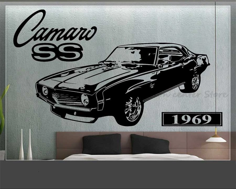 1969 Наклейка для Chevrolet Supercar виниловая наклейка на стену Подростковый спортивный