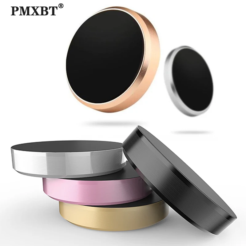 

Magnetic Car Phone Holder Universal Wall Metal Magnet Paster Mobile Stand For iphone 11 XS Huawei Phone Holder Car Mount Support