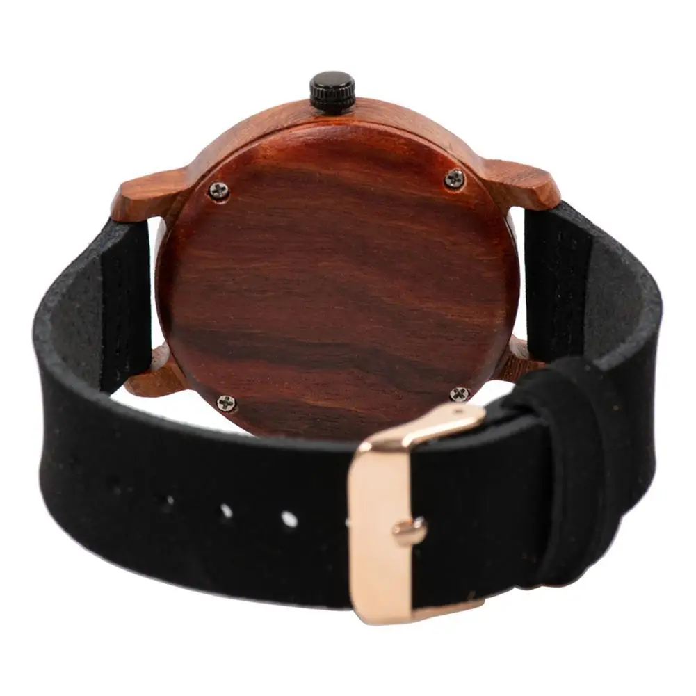 1 шт стильные деревянные кварцевые часы унисекс из искусственной кожи ремешок