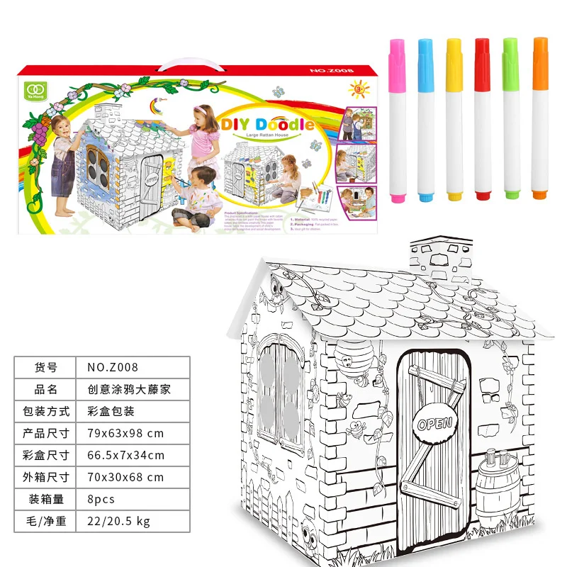 

DIY Kit Doodle Board Room Lps Children's Toys For Children Kindergarten Easter Bricolage Enfant