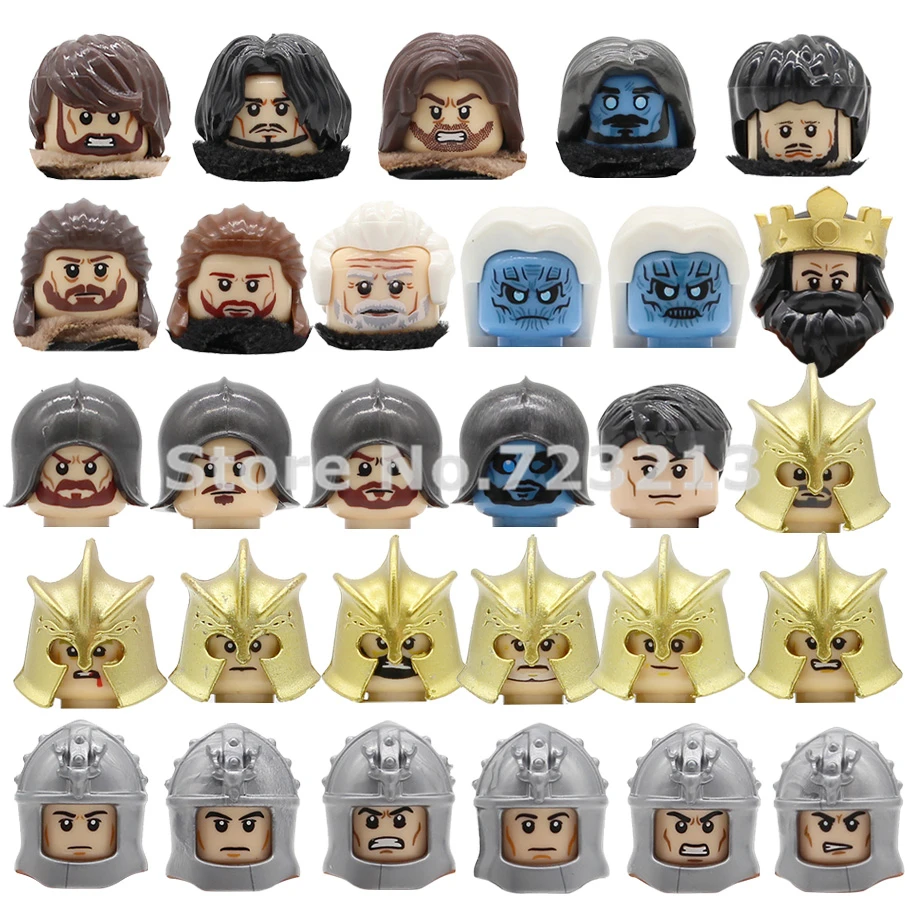 Feleph фигурка Джона Сноу голова Ланнистера бенден Старка белые ходунки вишоты Джир