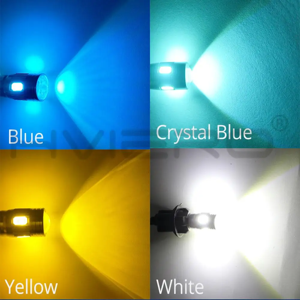 2 шт. светодиодные лампы CANBUS 6SMD для внутреннего освещения Ксеноновые белые синие