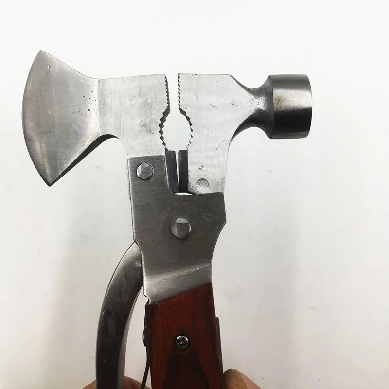 Многофункциональная наружная головка мотыги с топором спасательный молоток 16 в 1