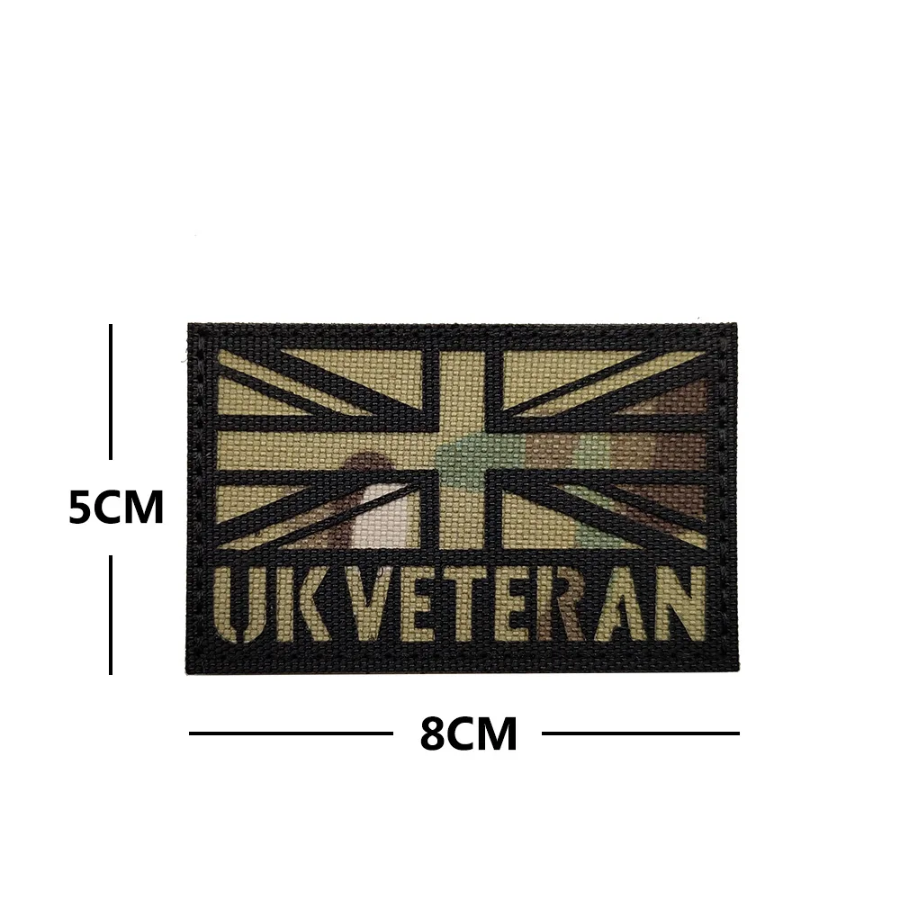 Вышивка SAS британский значок в стиле секретной службы флаг Светоотражающая