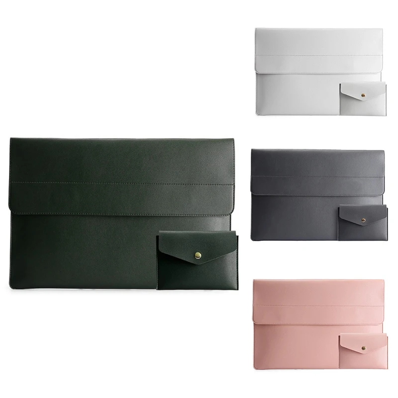 Чехол для ноутбука 13 дюймов Легкий ПВХ кожаные сумки водонепроницаемая сумка