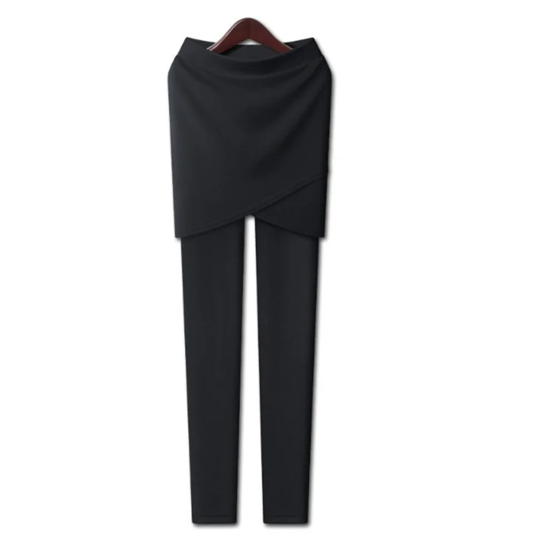 2021 новые весенне-зимние теплые узкие брюки для девочек размера плюс Xl-5xl