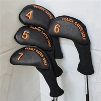 pg golf irons head covers pearly gates puwoolen golf clubs iron set headcover 4 9pas for man women