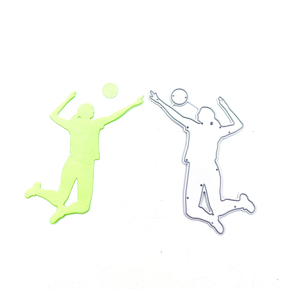 Металлические штампы Julyarts для игры в волейбол высечка рукоделия изготовление