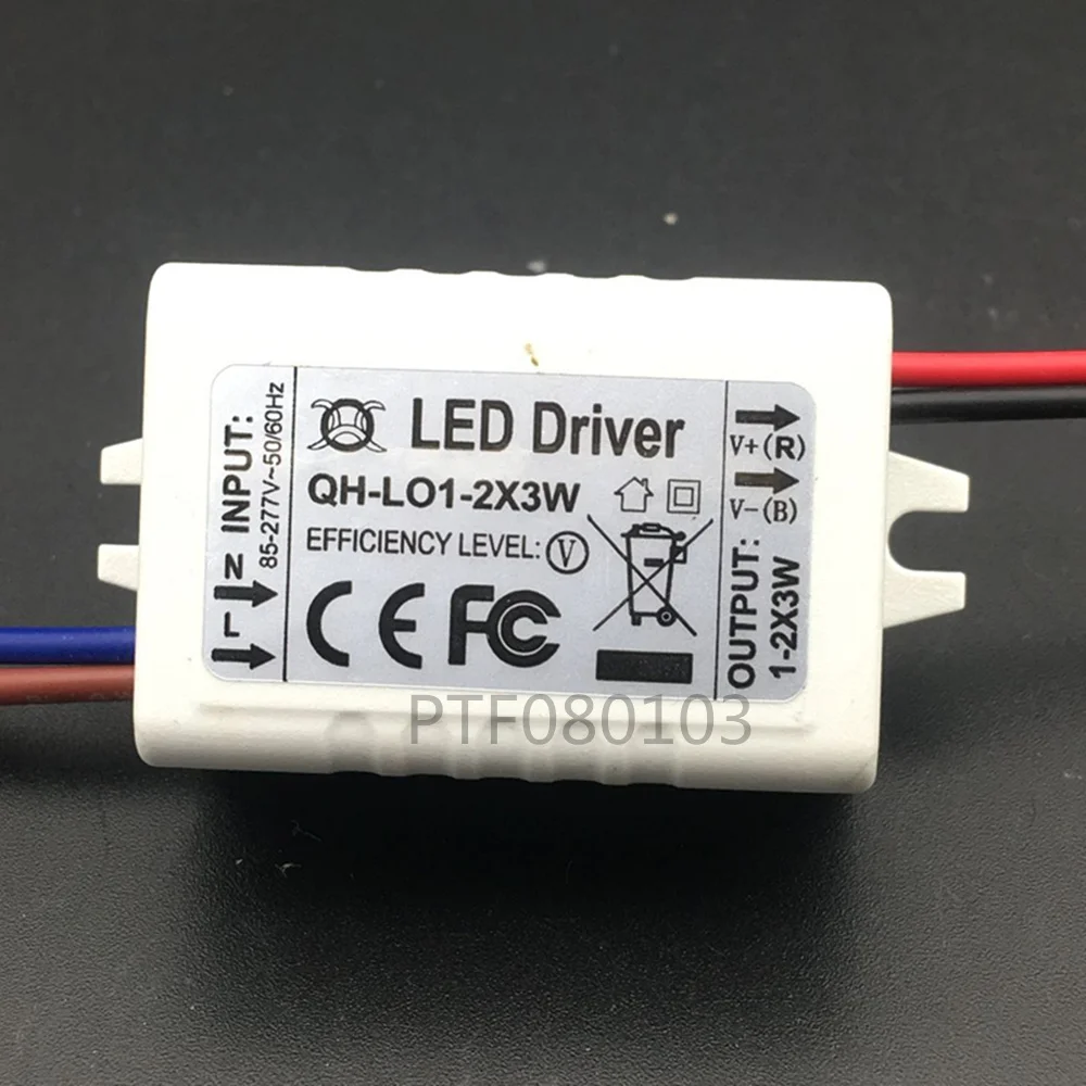 1-2x3W 600mA  Constant Current LED Driver 3-7V 3W 6W 3 6 W Watt External Lamp Light COB Power Supply Lighting Transformer