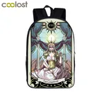 Женский и мужской рюкзак с принтом Таро, для ноутбука