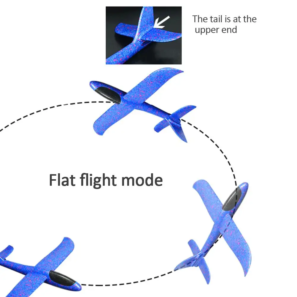 

2019 DIY Hand Throw Flying Glider Planes Toys For Children Foam Aeroplane Model Party Bag Fillers Flying Glider Plane Toys Game