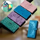 Кожаный чехол для Xiaomi Redmi Note 9 10 Pro Max 9s 10s, бумажник с откидной крышкой и отделениями для карт, задний Чехол для Redmi 9A, 9C, 9T, чехол для телефона