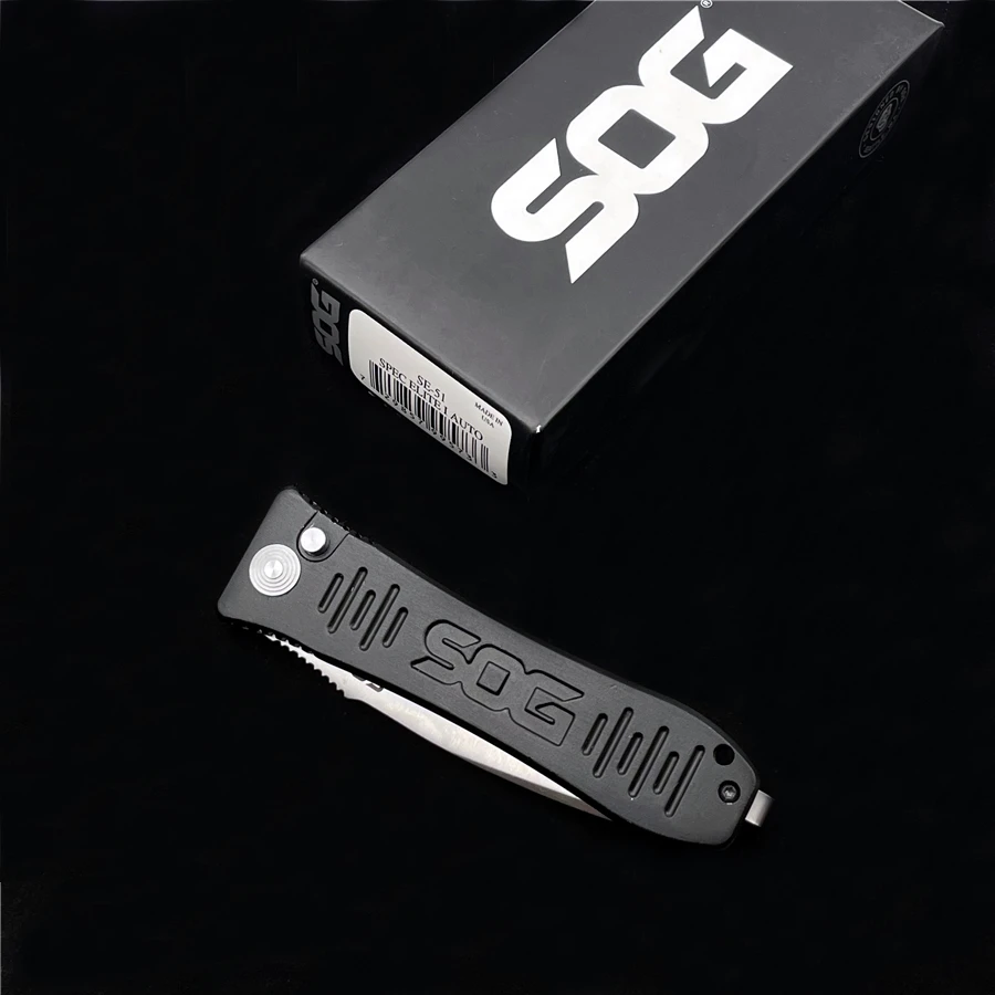 

SOG SE51/SE52 Spec-Elite II AUTO Folding Knife 4" , Aluminum Handles - Outdoor camping hunting pocket EDC knife