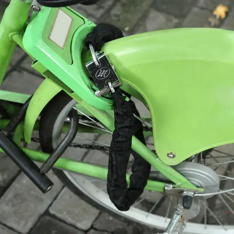 Велосипедный замок Противоугонный цепной для горных и дорожных велосипедов с 3