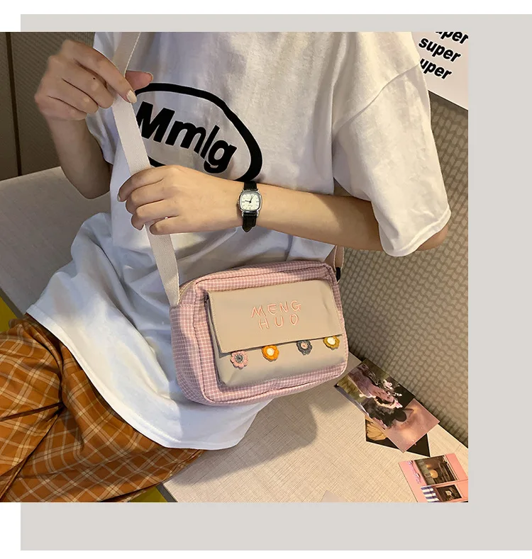 Сумка на плечо для женщин новинка 2020 модная женская Холщовая книг