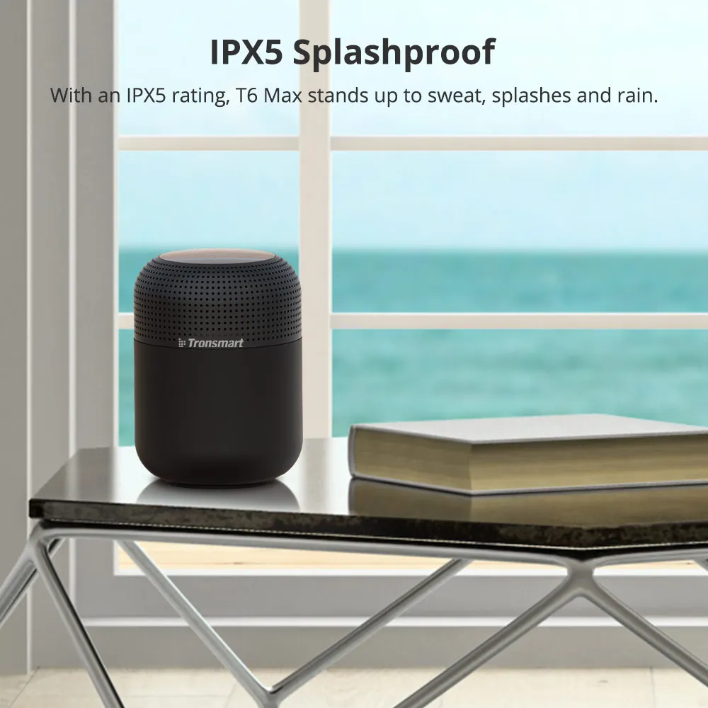 Bluetooth колонка Tronsmart T6 Max 60 Вт для домашнего кинотеатра TWS с голосовым помощником IPX5