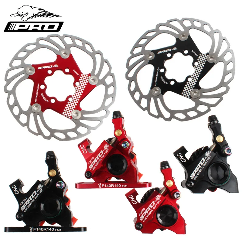 

140mm Rotor Road Bicycle Line Pulling Disc Brake Clamp CNC Front Rear Bike Caliper IIIPRO Ultralight