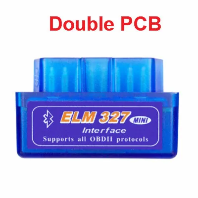 ELM327 Blue ELM 327 Bluetooth V1.5 PIC18F25K80 OBD2 elm327 сканер автомобильный диагностический инструмент elm327 Поддержка OBD OBD2 протокол J1850 для Android - Цвет: ELM327 Blue