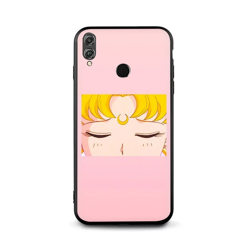 B3 EWAU Japanese Anime Aesthetic Friend Silicone phone case for Huawei Honor 6A 7A Pro 7C 7X 8X 8 9 Note 10 Lite view 20 9X Pro - Color: B3