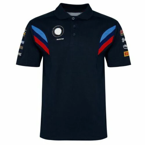 

2020 White/Black Motorcycle Moto Polo Shirt For BMW Team Polo Shirt Men's Motorsport Motorbike T-shirt