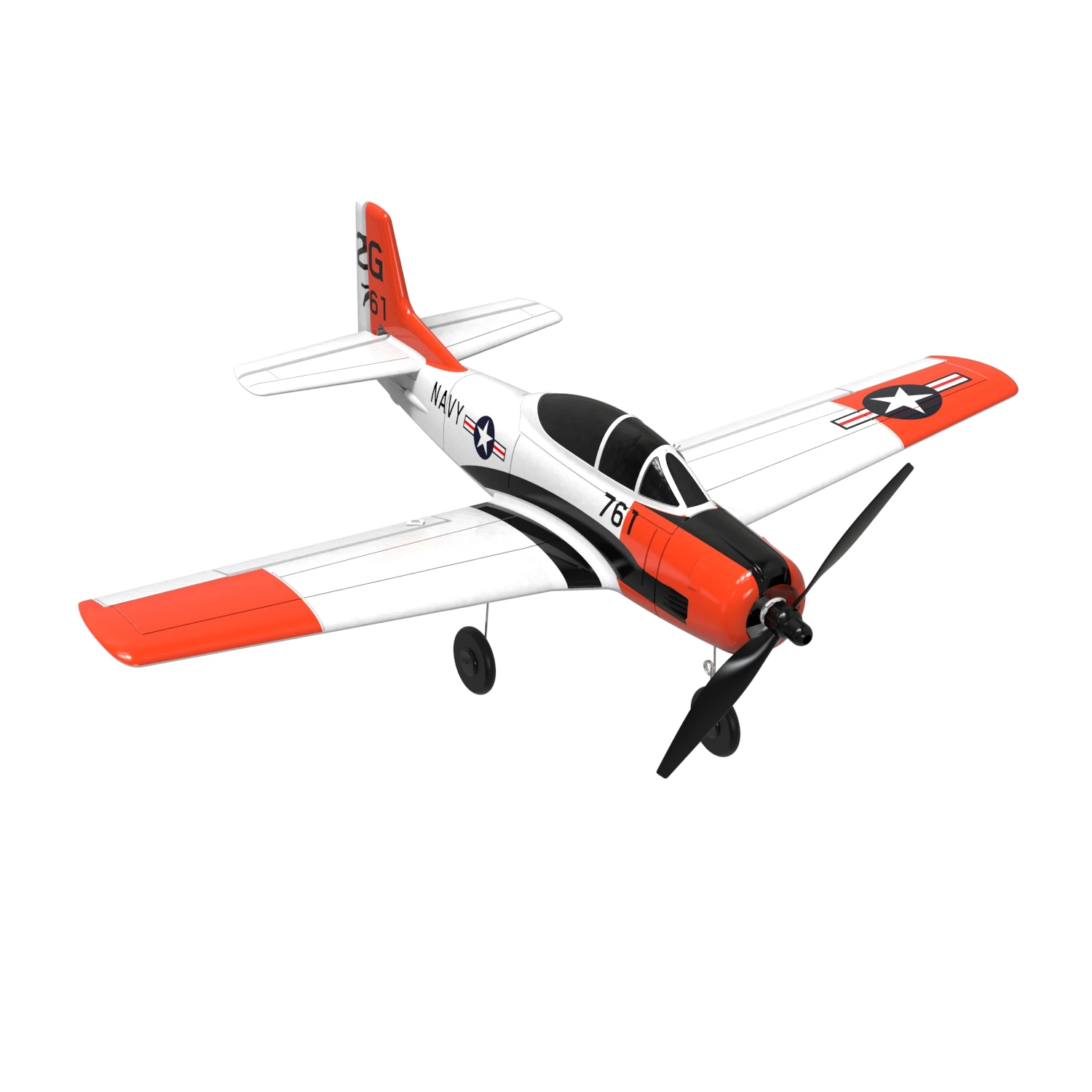 Volantex 761-9 3 7 V 2 4G 6-осевой пенопластовый самолет T28 RC планер 4CH Warbird со стабилизатором