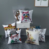 cool cartoon animal series home decoration polyester pillow cover