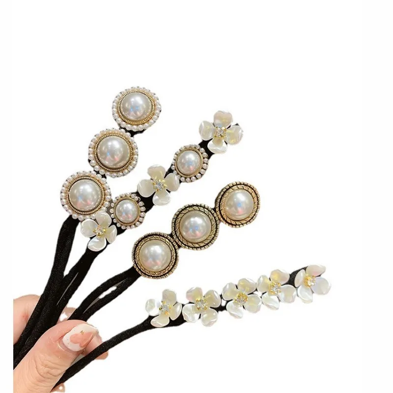 

Bun Artifact French Lazy Hair Curler Banana Clip Headdress Bow