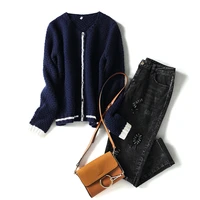 shuchan 100 cashmere sweater knit winter autumn warm high quality o neck single breasted women cardigan full sleeve