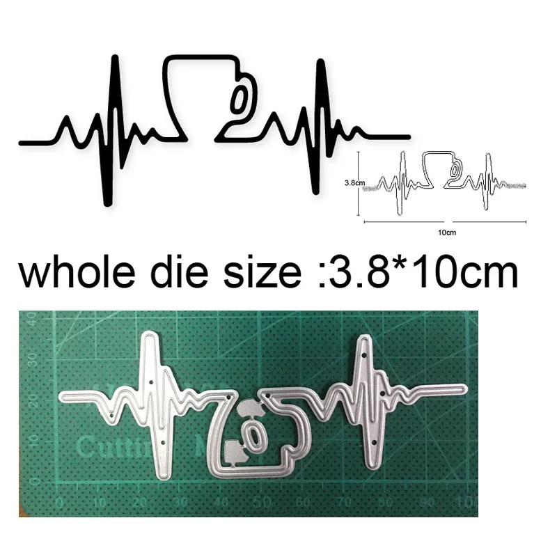 

Cup Border Dies New 2021 Metal Cutting Dies for DIY Scrapbooking Paper and Card Making Decorative Embossing Dies Craft dies