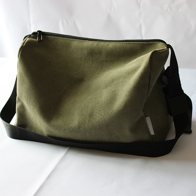 

Сумка-мессенджер ZKMODE Мужская холщовая, повседневная портативная уличная сумочка на плечо, вместительный корейский тренд